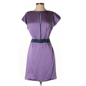 Zac Posen Purple Silk Dress